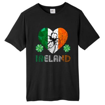 Irish Flag I Love Ireland Tees St Patrick's Funny Gift Tall Fusion ChromaSoft Performance T-Shirt