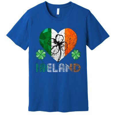 Irish Flag I Love Ireland Tees St Patrick's Funny Gift Premium T-Shirt