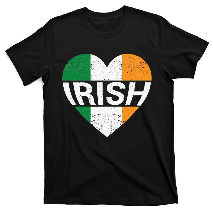 Irish Flag Ireland Pride Funny Shamrock Leprechaun Patriotic T-Shirt