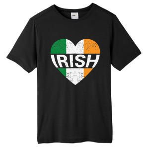 Irish Flag Ireland Pride Funny Shamrock Leprechaun Patriotic Tall Fusion ChromaSoft Performance T-Shirt