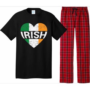 Irish Flag Ireland Pride Funny Shamrock Leprechaun Patriotic Pajama Set