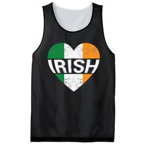 Irish Flag Ireland Pride Funny Shamrock Leprechaun Patriotic Mesh Reversible Basketball Jersey Tank