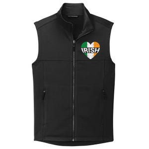 Irish Flag Ireland Pride Funny Shamrock Leprechaun Patriotic Collective Smooth Fleece Vest