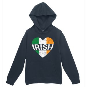 Irish Flag Ireland Pride Funny Shamrock Leprechaun Patriotic Urban Pullover Hoodie