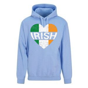 Irish Flag Ireland Pride Funny Shamrock Leprechaun Patriotic Unisex Surf Hoodie