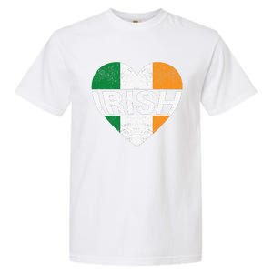 Irish Flag Ireland Pride Funny Shamrock Leprechaun Patriotic Garment-Dyed Heavyweight T-Shirt