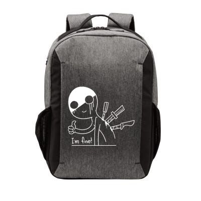Im Fine I Am Fine Pretending Fine Vector Backpack