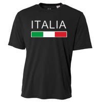 Italia Flag Italian Italy Italiano Family Heritage Cooling Performance Crew T-Shirt