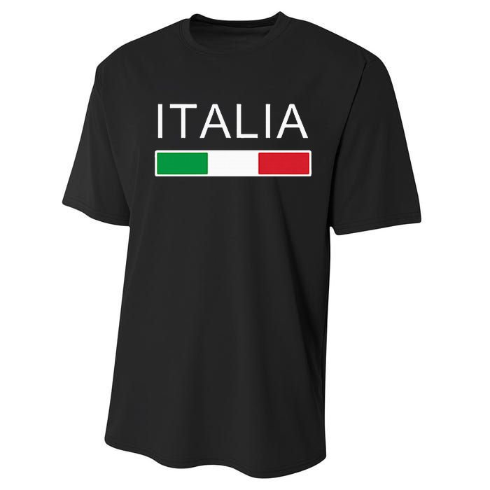 Italia Flag Italian Italy Italiano Family Heritage Performance Sprint T-Shirt