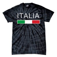 Italia Flag Italian Italy Italiano Family Heritage Tie-Dye T-Shirt