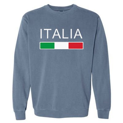 Italia Flag Italian Italy Italiano Family Heritage Garment-Dyed Sweatshirt