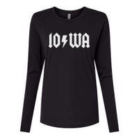 Iowa Funny Iowa Womens Cotton Relaxed Long Sleeve T-Shirt