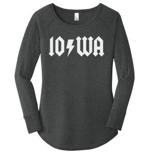 Iowa Funny Iowa Women's Perfect Tri Tunic Long Sleeve Shirt