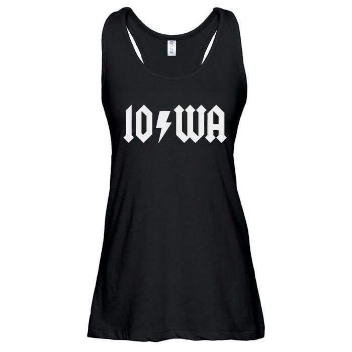 Iowa Funny Iowa Ladies Essential Flowy Tank