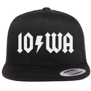 Iowa Funny Iowa Flat Bill Trucker Hat