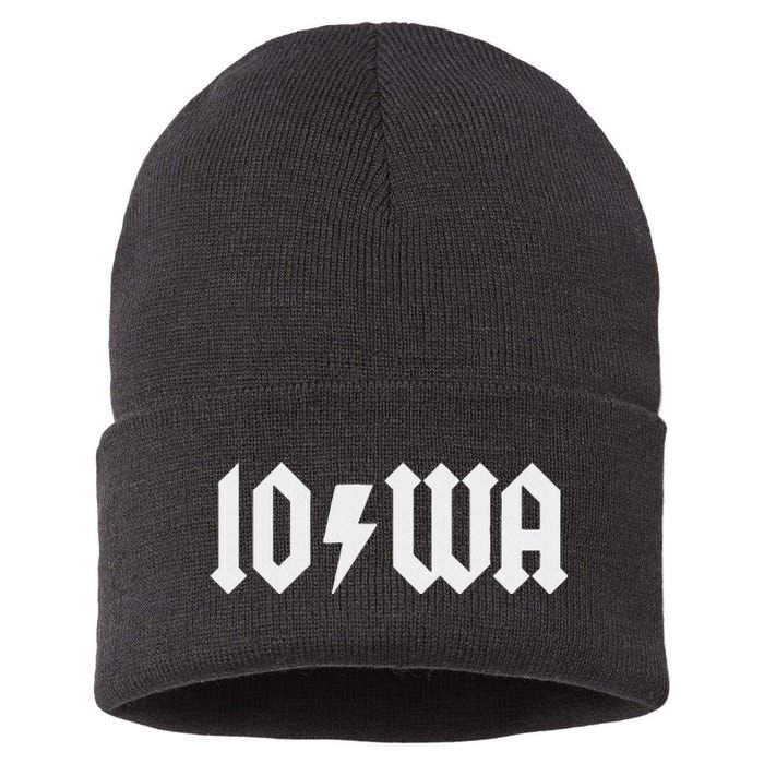 Iowa Funny Iowa Sustainable Knit Beanie