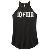 Iowa Funny Iowa Women's Perfect Tri Rocker Tank