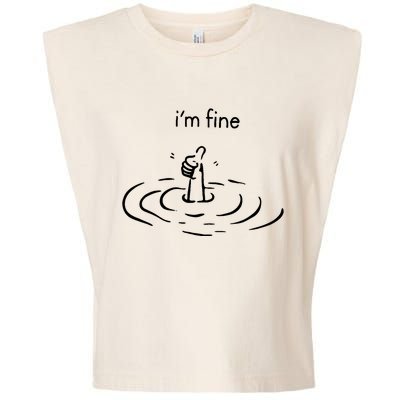 IM Fine Garment-Dyed Women's Muscle Tee