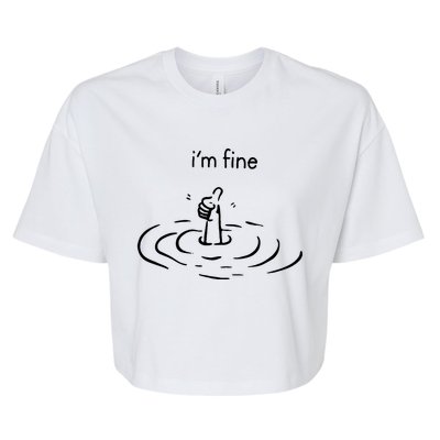 IM Fine Bella+Canvas Jersey Crop Tee