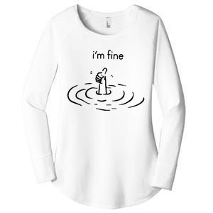 IM Fine Women's Perfect Tri Tunic Long Sleeve Shirt