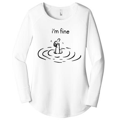 IM Fine Women's Perfect Tri Tunic Long Sleeve Shirt