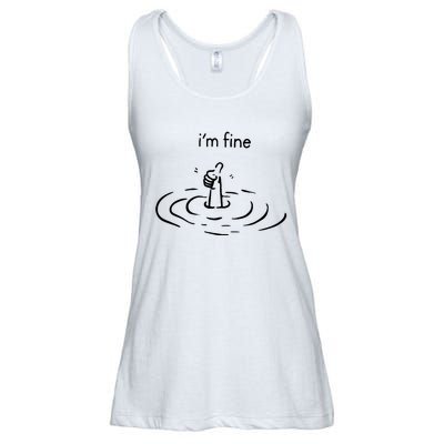 IM Fine Ladies Essential Flowy Tank