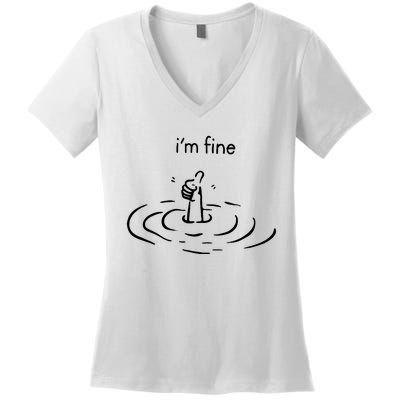 IM Fine Women's V-Neck T-Shirt