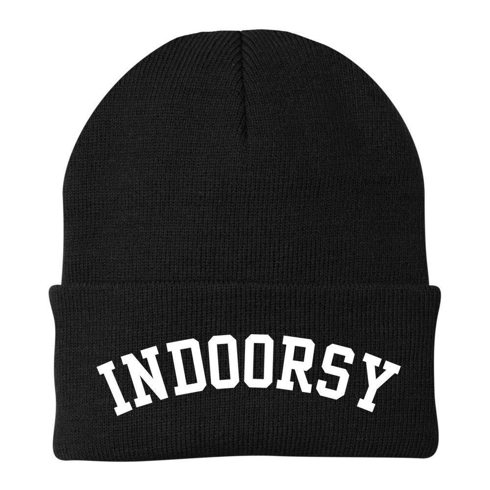 Indoorsy Funny Beanie