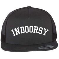 Indoorsy Funny Flat Bill Trucker Hat