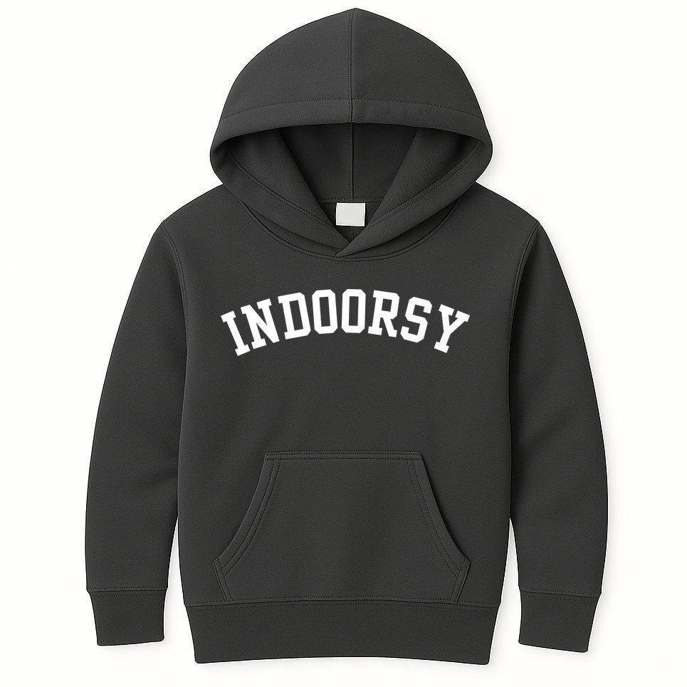 Indoorsy Funny Kids Hoodie