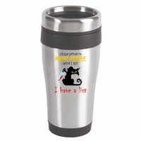 I Fully Intend To Haunt People When I Die I Have A List 16oz Travel Tumbler