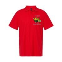 ItS Fine IM Fine Everything Is Under Control Funny Turtle Softstyle Adult Sport Polo