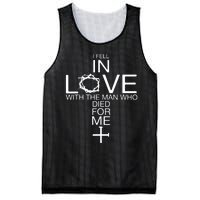 I Fell In Love With The Man Who Died For Me Mesh Reversible Basketball Jersey Tank