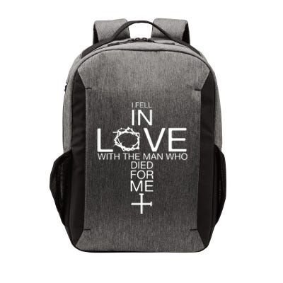 I Fell In Love With The Man Who Died For Me Vector Backpack