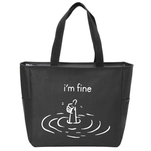 IM Fine Zip Tote Bag