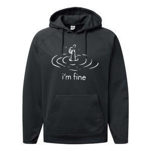 IM Fine Im Fine Fine Performance Fleece Hoodie