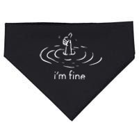 IM Fine Im Fine Fine USA-Made Doggie Bandana