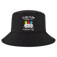 It's Fine I'm Fine Everything Is Fine Teacher Life Gnome Funny Cool Comfort Performance Bucket Hat