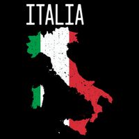 Italia Flag Italian Map Souvenir Italiano Family Tall T-Shirt