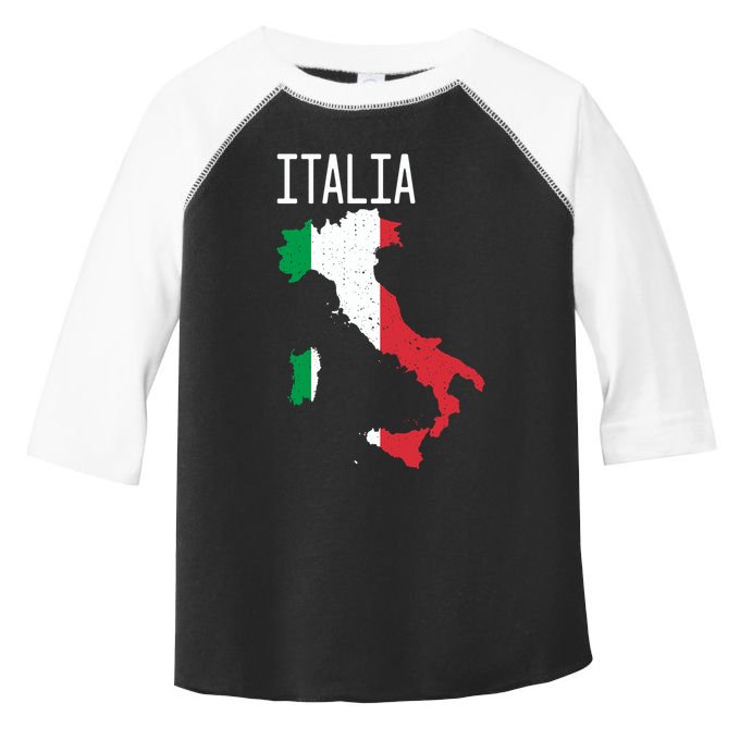 Italia Flag Italian Map Souvenir Italiano Family Toddler Fine Jersey T-Shirt