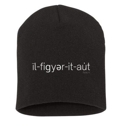 ILl Figure It Out Phonology Short Acrylic Beanie