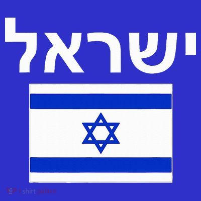 Israel Flag  Israeli Cool Jewish Flags Gift T-Shirt