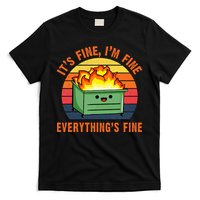 ItS Fine IM FineEverythingS Fine Lil Dumpster Fire Cool T-Shirt