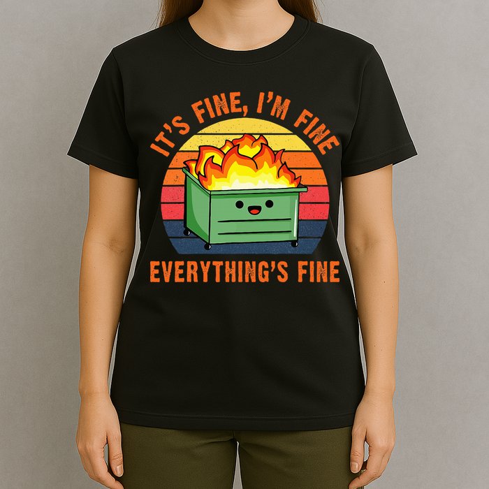 ItS Fine IM FineEverythingS Fine Lil Dumpster Fire Cool T-Shirt