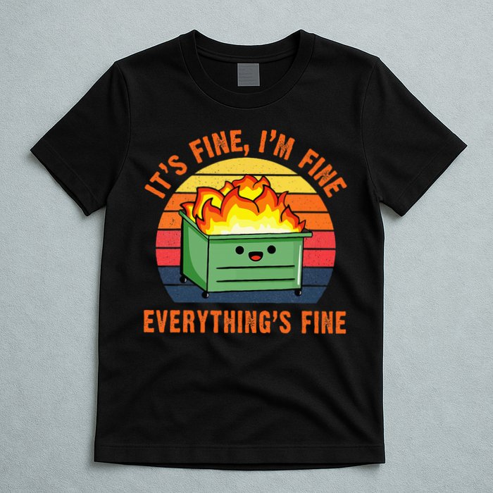 ItS Fine IM FineEverythingS Fine Lil Dumpster Fire Cool T-Shirt
