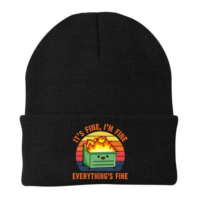 ItS Fine IM FineEverythingS Fine Lil Dumpster Fire Cool Beanie