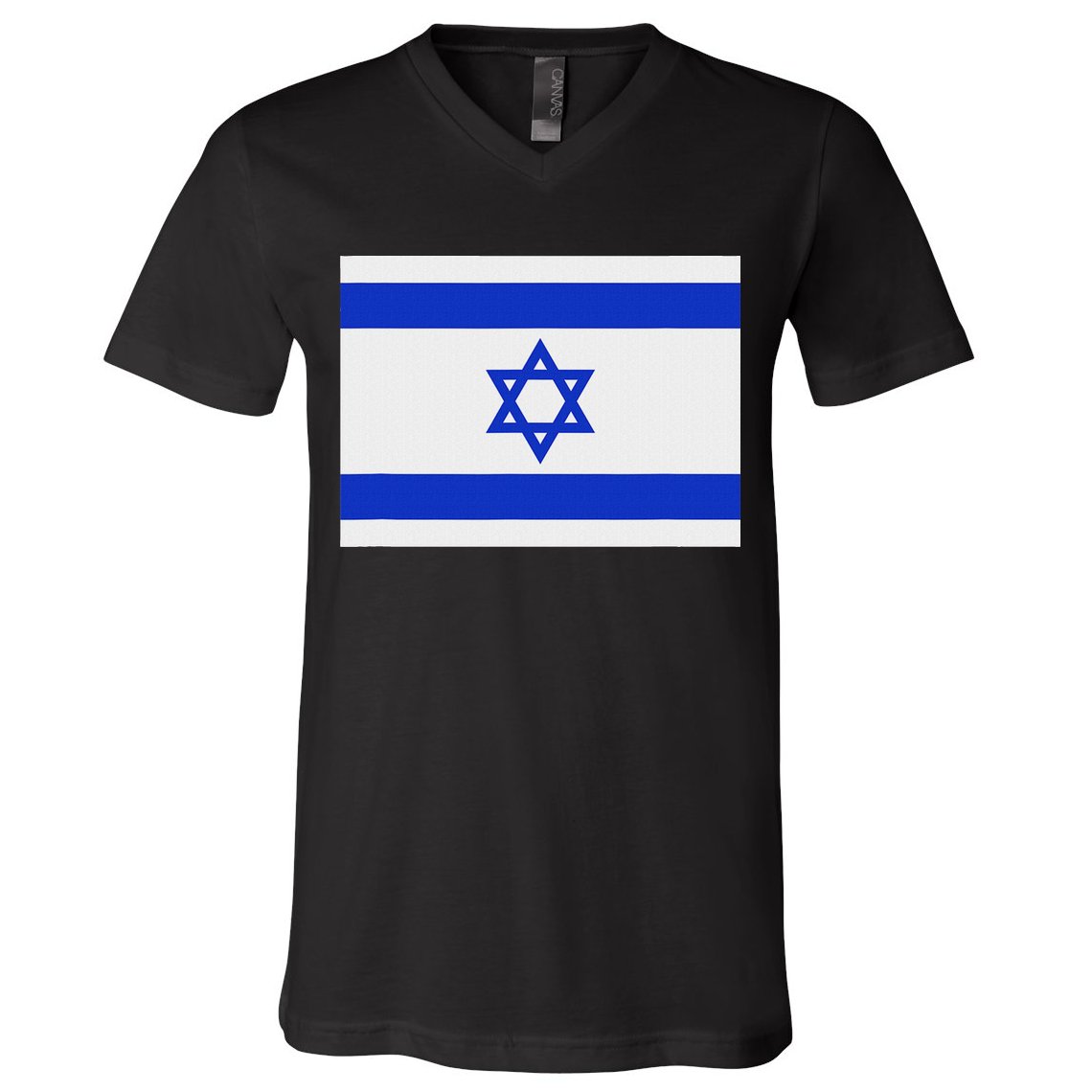 Israeli Flag Israel Jewish Symbol Star Of David Pride Israel V-Neck T-Shirt