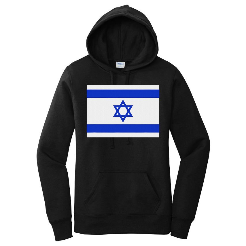 Israeli Flag Israel Jewish Symbol Star Of David Pride Israel Women's Pullover Hoodie