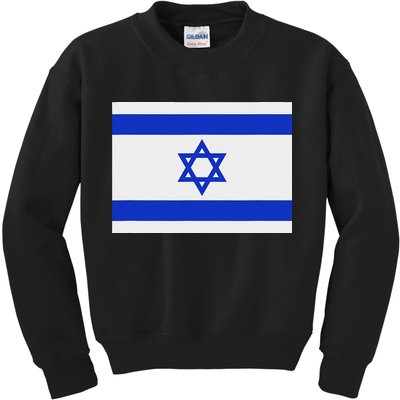 Israeli Flag Israel Jewish Symbol Star Of David Pride Israel Kids Sweatshirt