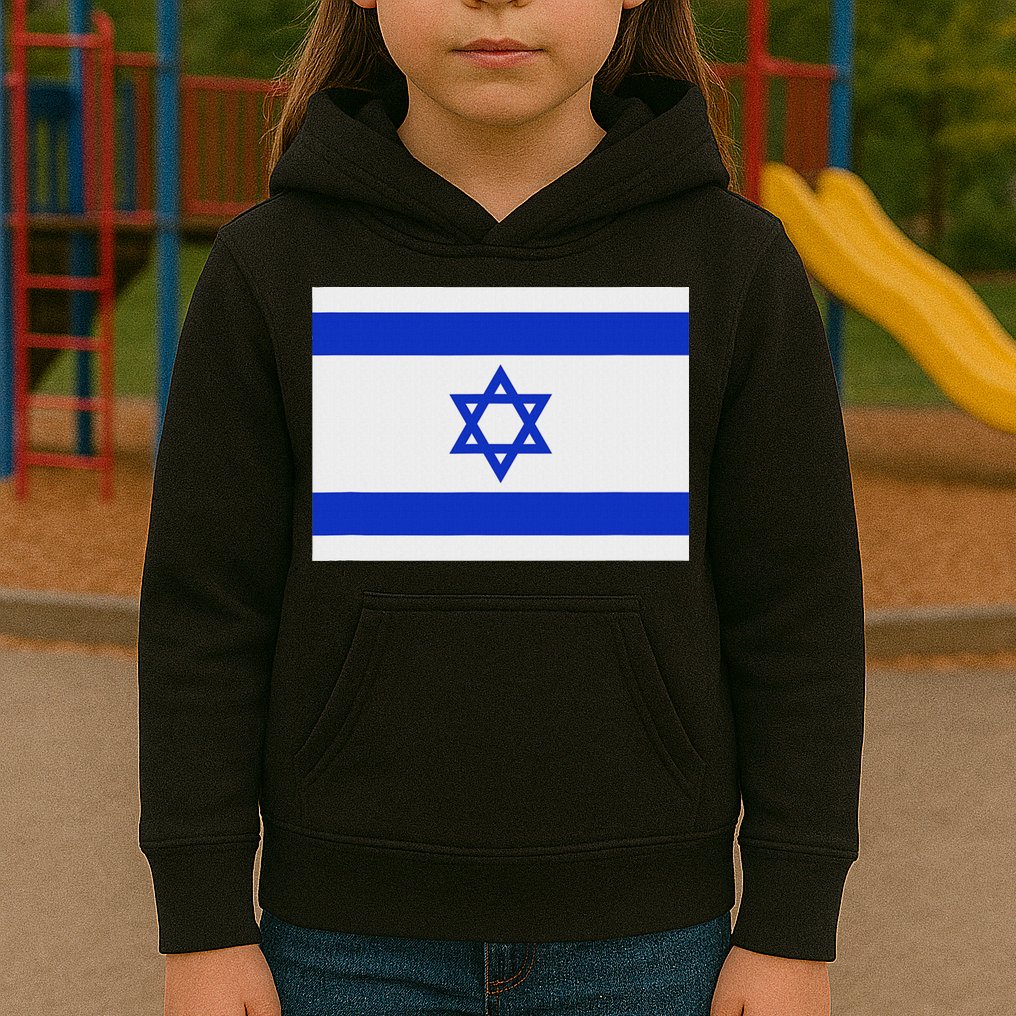 Israeli Flag Israel Jewish Symbol Star Of David Pride Israel Kids Hoodie